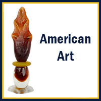 American Art Button “American